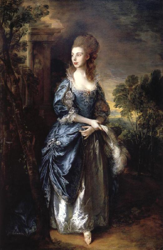 Thomas Gainsborough The hon.frances duncombe oil painting picture